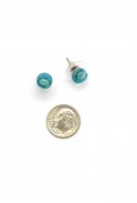 Tiny Round Glass Studs